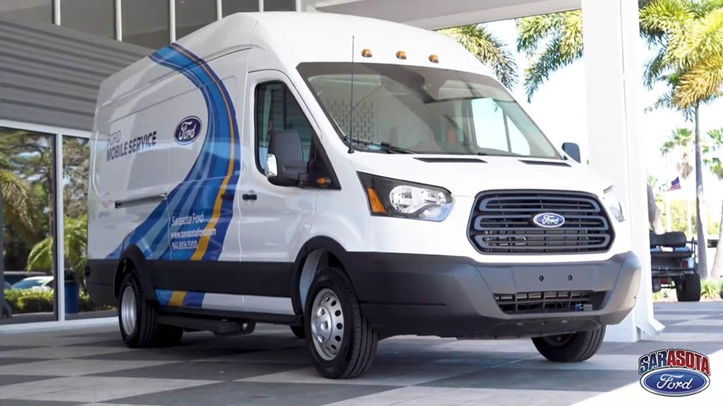 Our Ford mobile Service fleet - Sarasota Ford in Sarasota FL