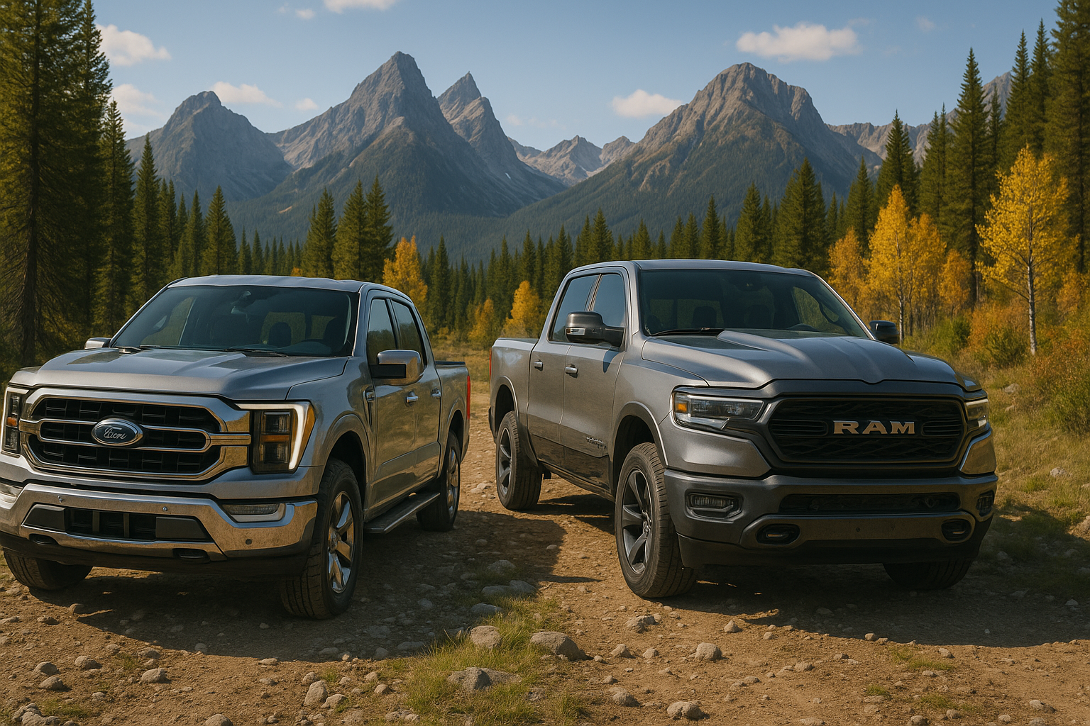 Ford F-150 and Ram 1500 Comparison