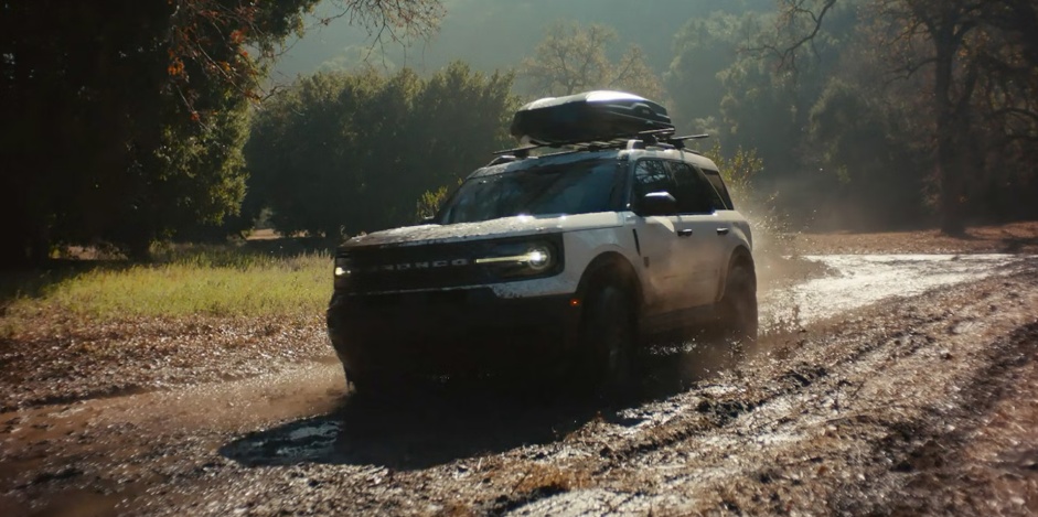 2026 Ford Bronco Sport interior featuring SYNC touchscreen, weather-resistant materials, and smart cargo solutions