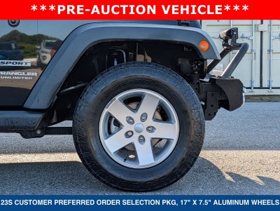 2013 Jeep Wrangler Unlimited Sport