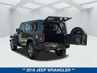2016 Jeep Wrangler Unlimited Sahara