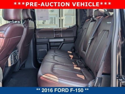 2016 Ford F-150 Platinum