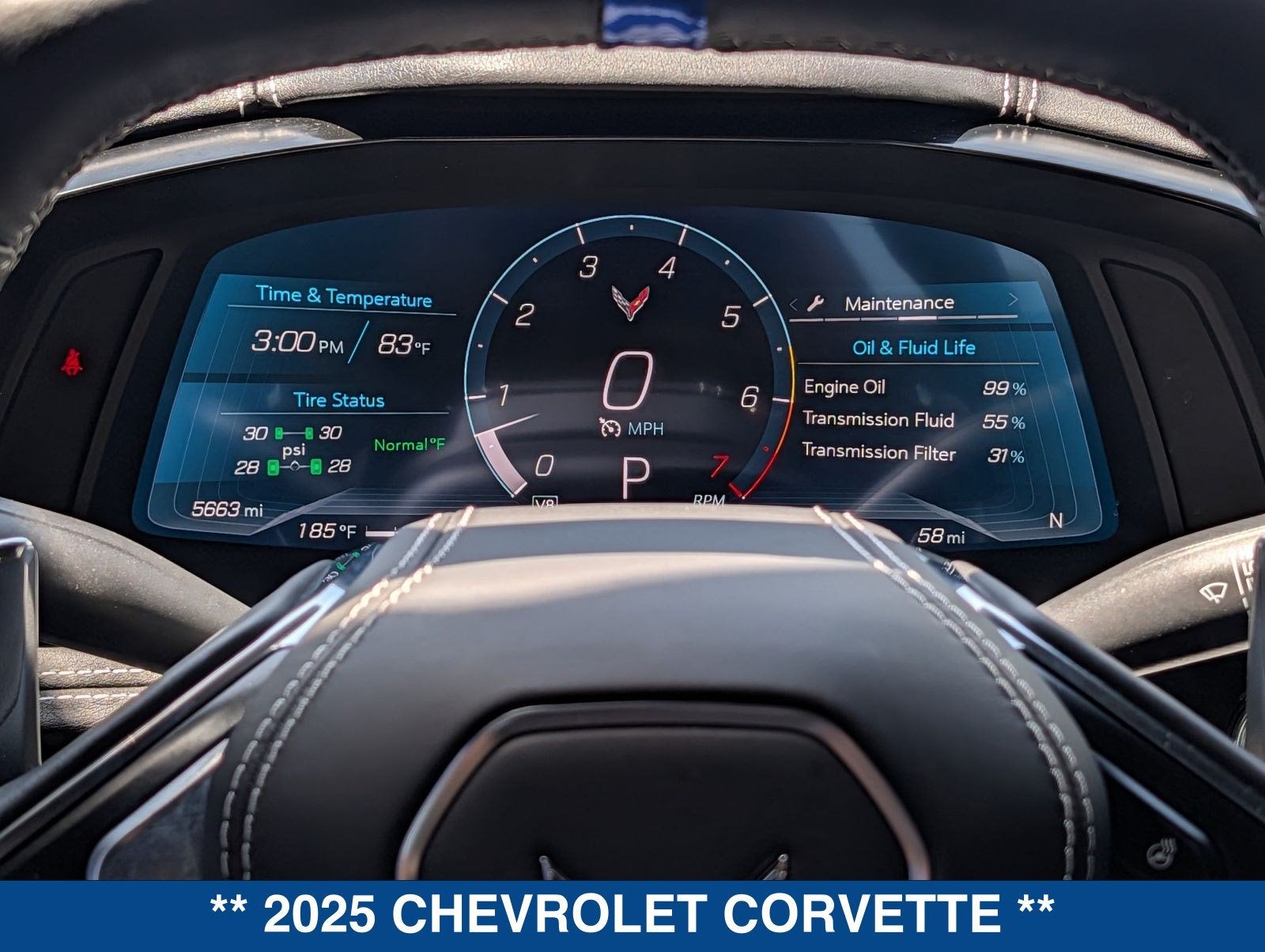 2025 Chevrolet Corvette Stingray w/2LT