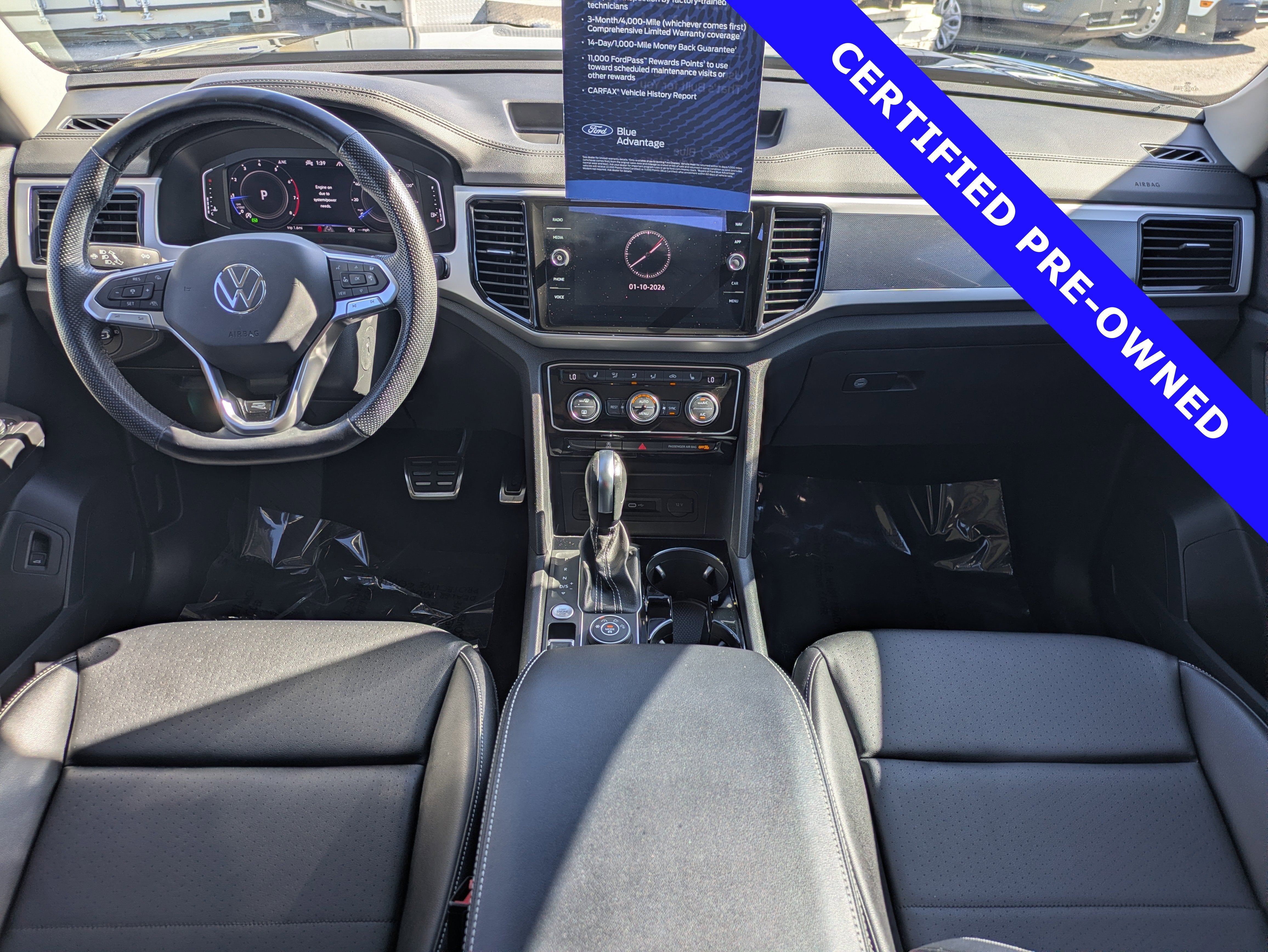 2023 Volkswagen Atlas 3.6 V6 SEL R-Line Black