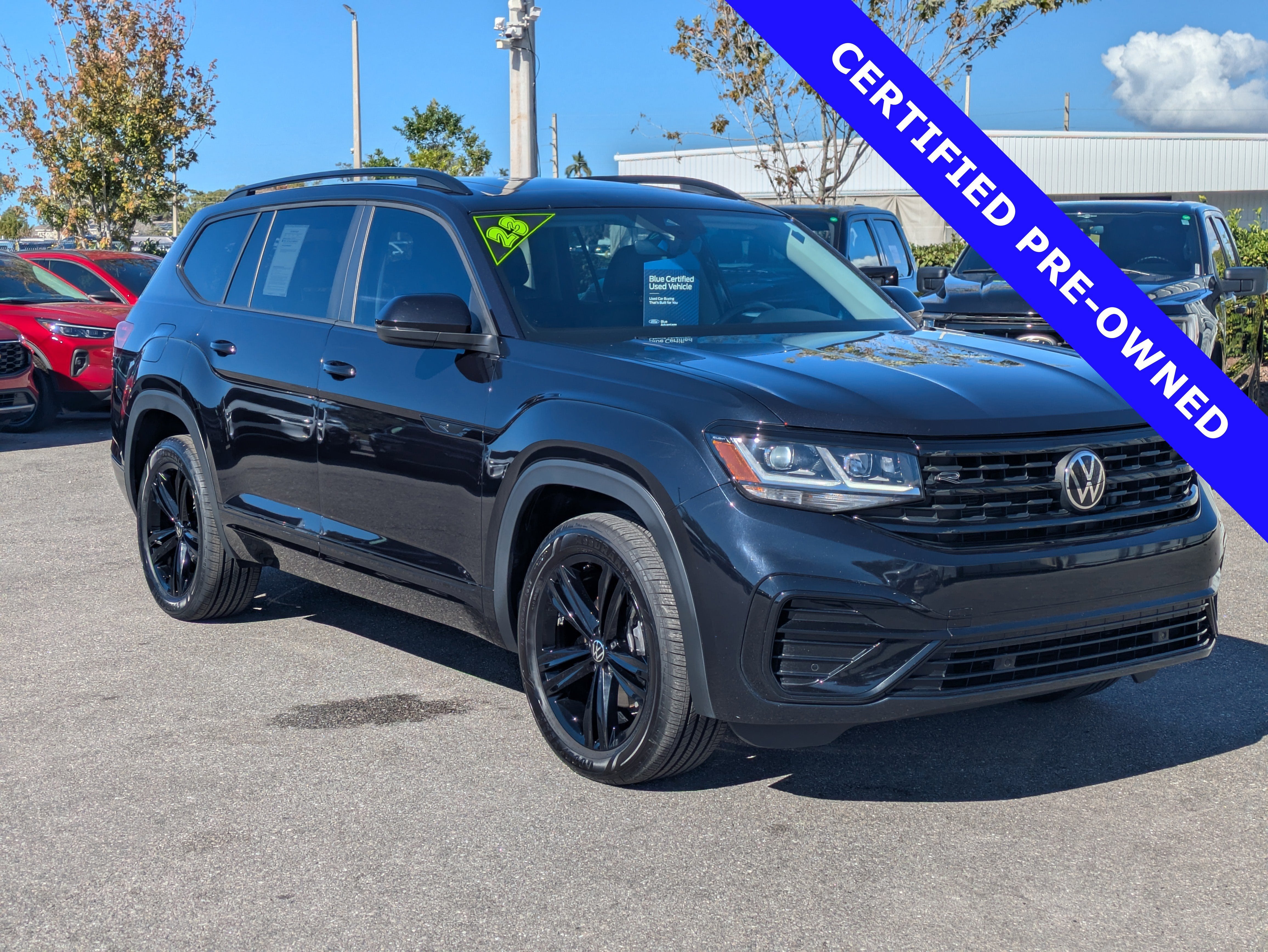 2023 Volkswagen Atlas 3.6 V6 SEL R-Line Black