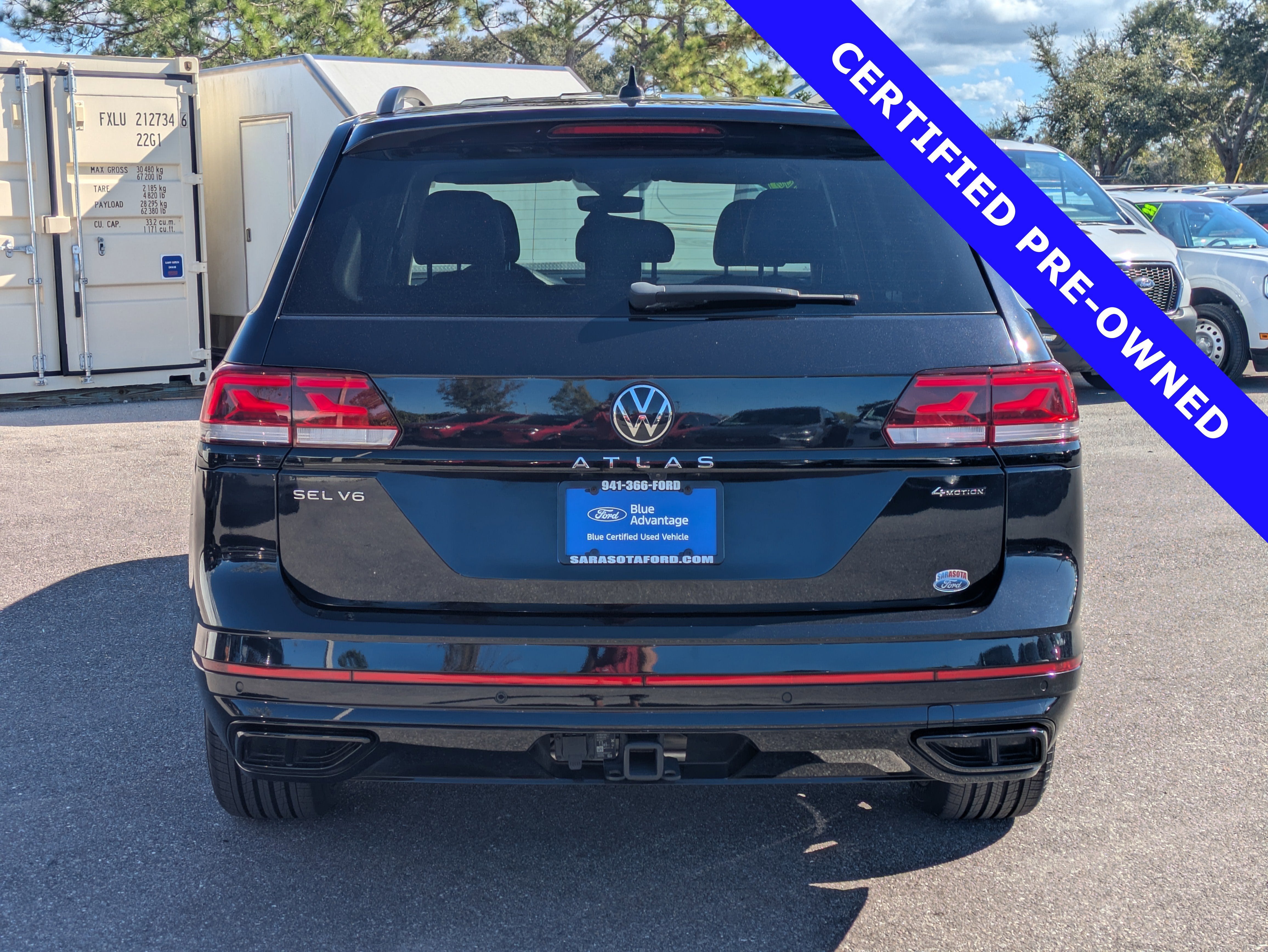 2023 Volkswagen Atlas 3.6 V6 SEL R-Line Black