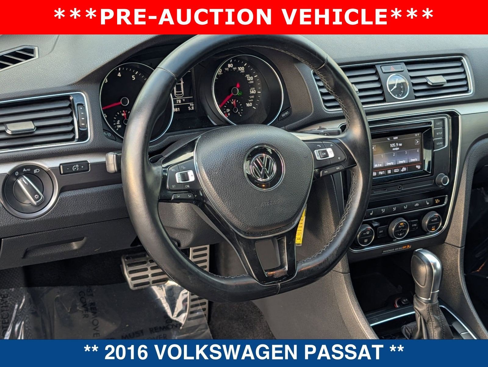 2016 Volkswagen Passat 1.8T R-Line w/ Comfort