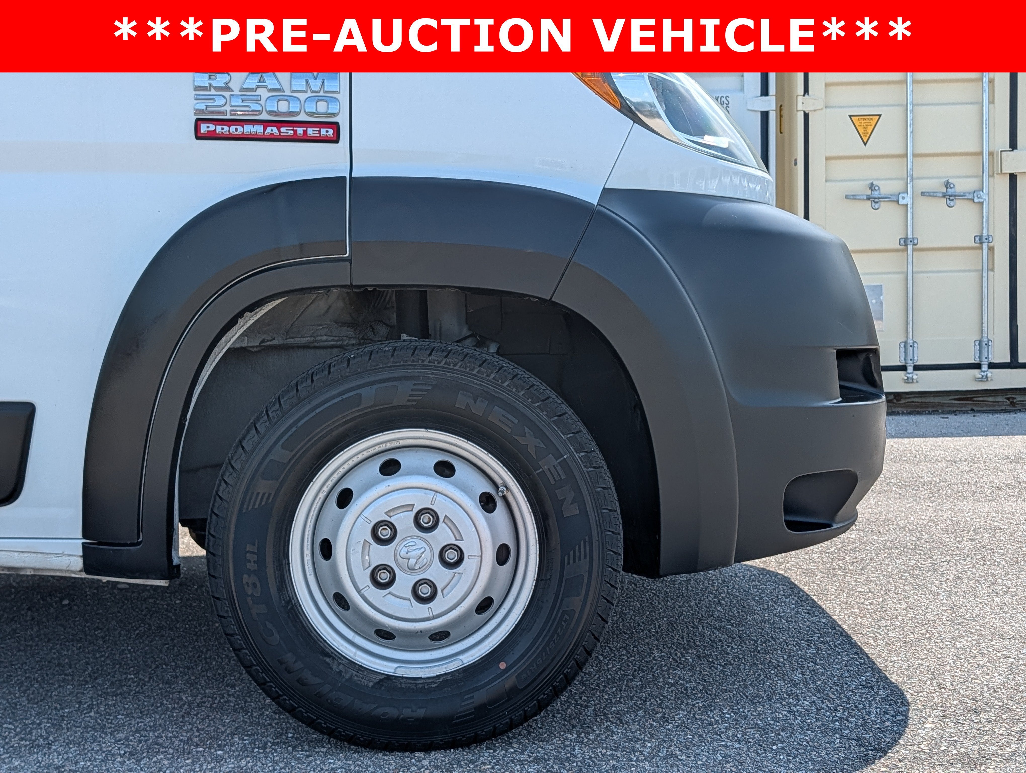 2019 RAM ProMaster 2500 159 WB High Roof Cargo