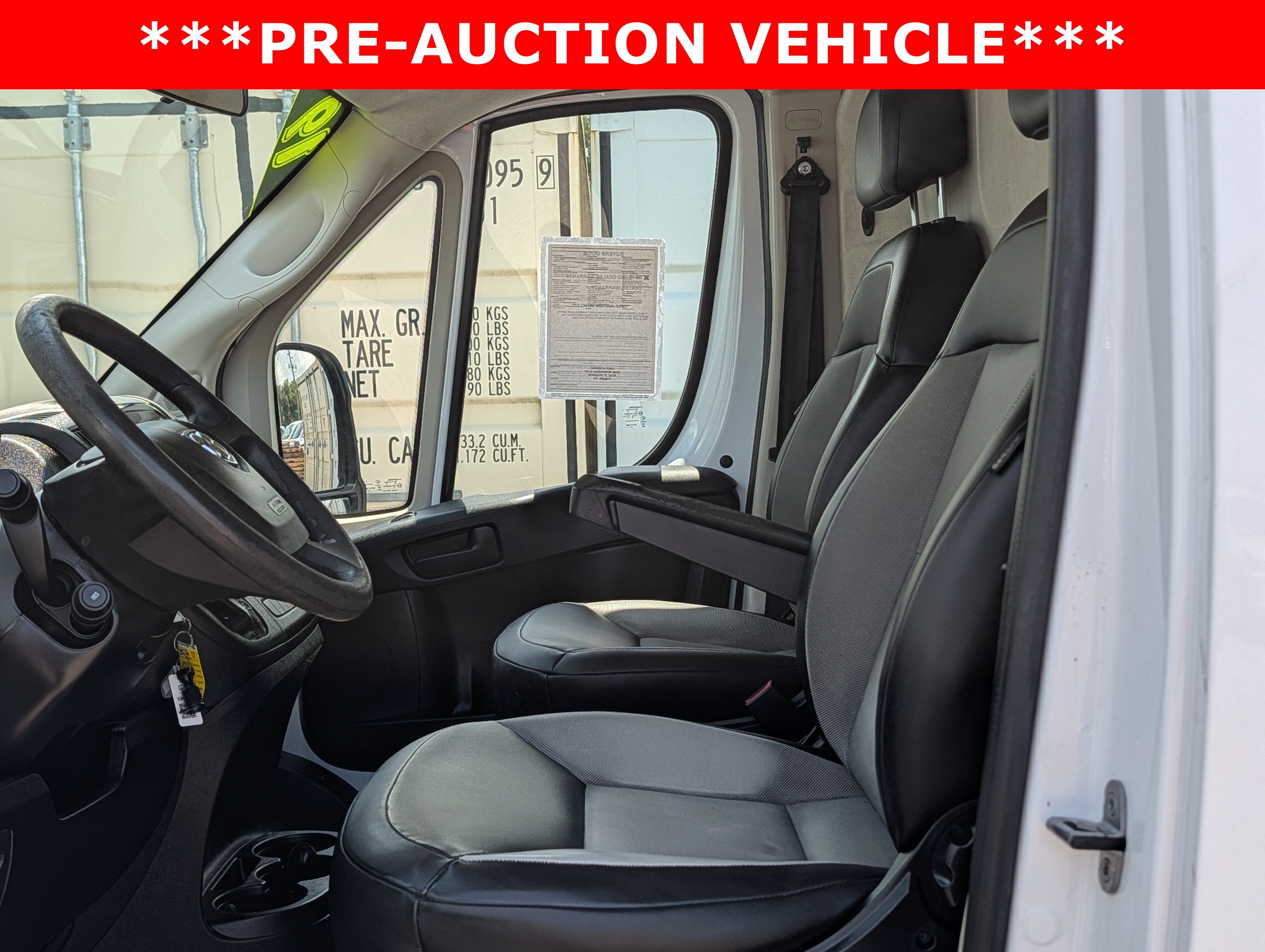 2019 RAM ProMaster 2500 159 WB High Roof Cargo