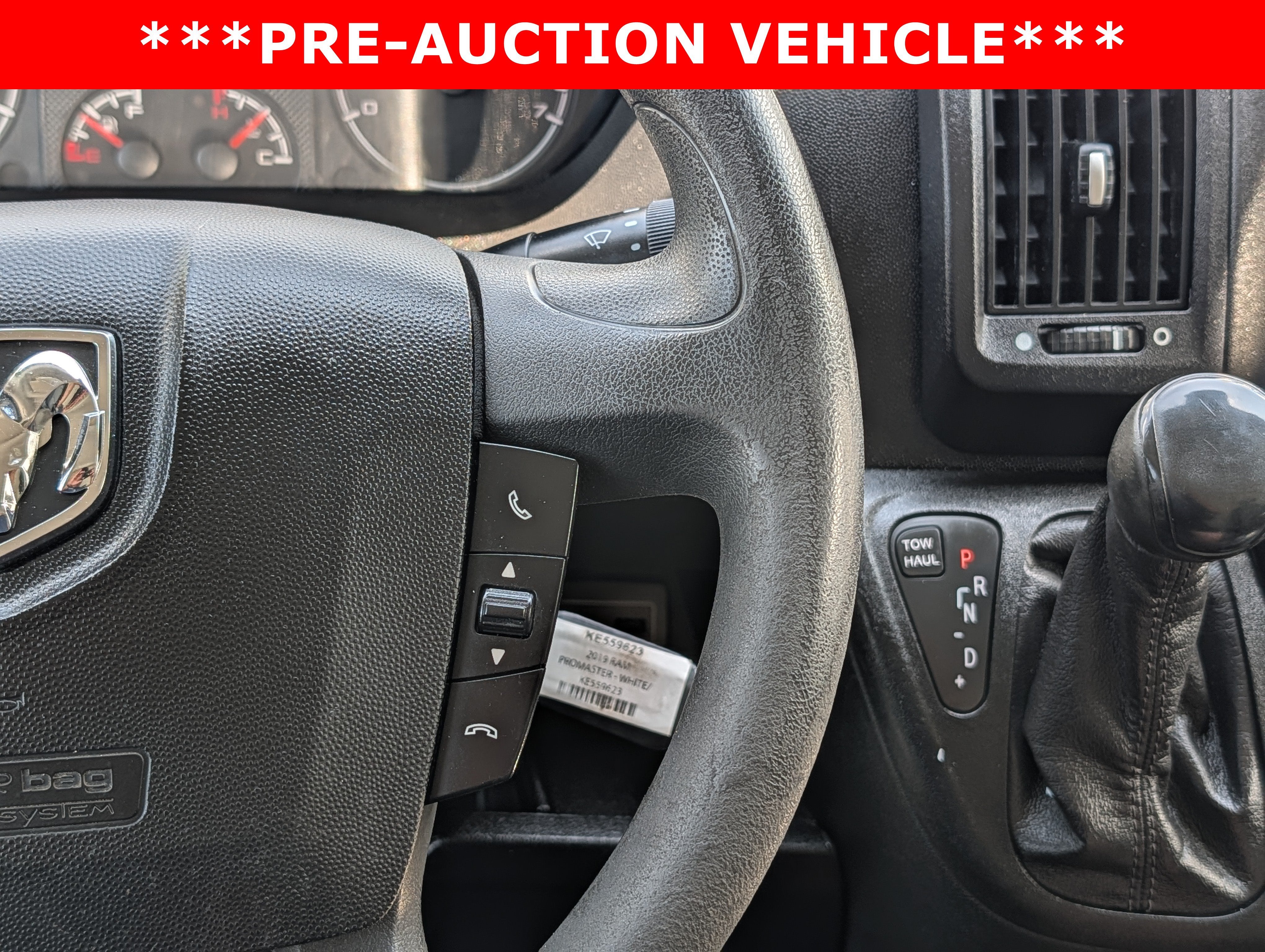 2019 RAM ProMaster 2500 159 WB High Roof Cargo