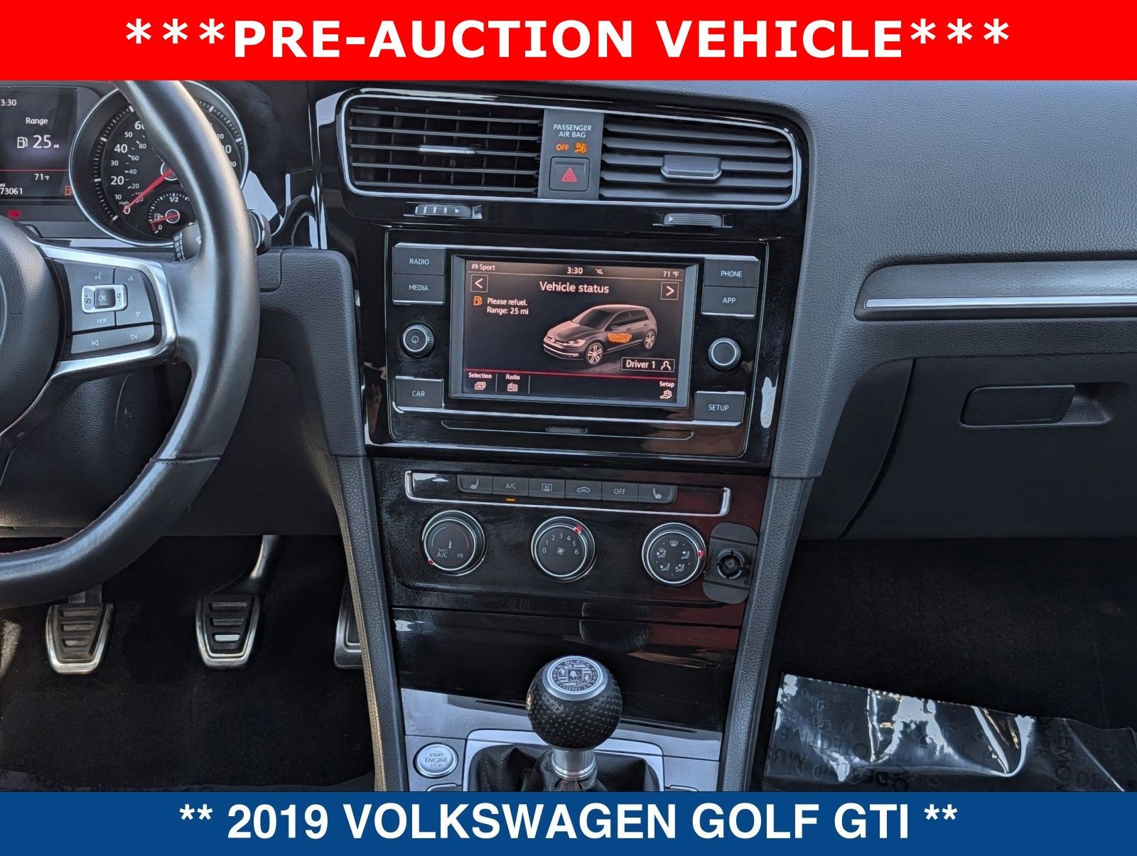 2019 Volkswagen Golf GTI 2.0T Rabbit Edition