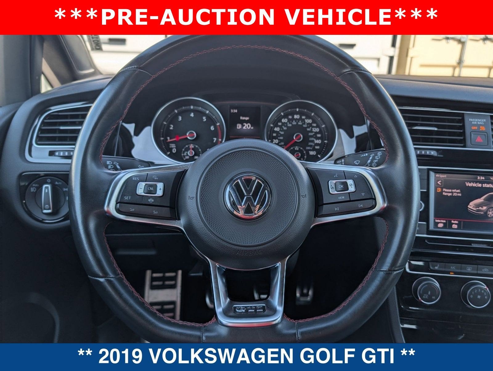 2019 Volkswagen Golf GTI 2.0T Rabbit Edition