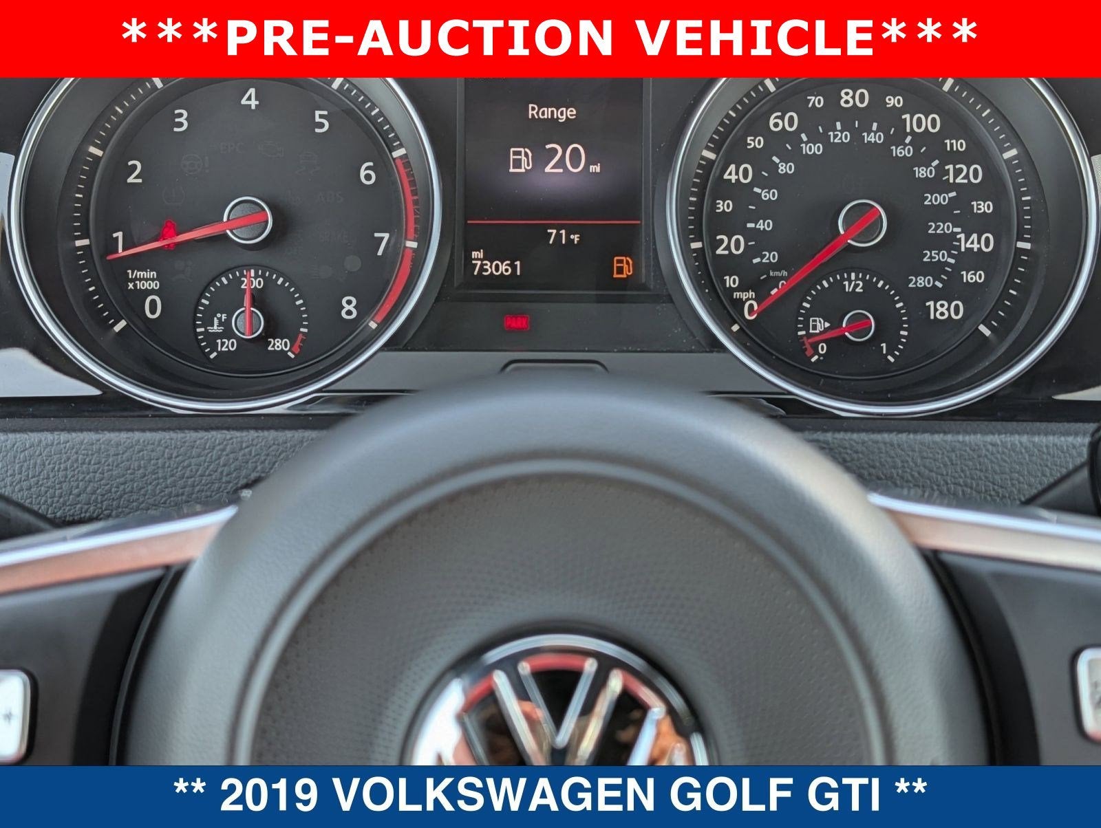 2019 Volkswagen Golf GTI 2.0T Rabbit Edition
