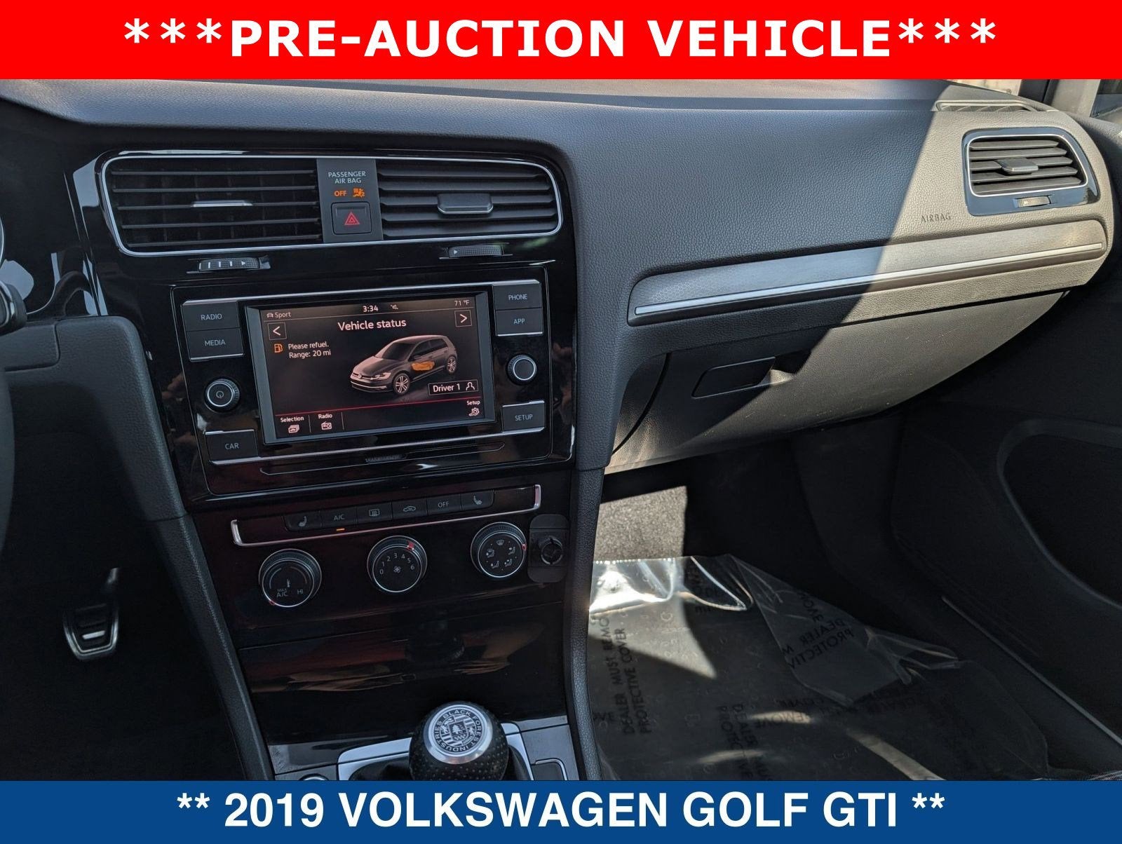 2019 Volkswagen Golf GTI 2.0T Rabbit Edition
