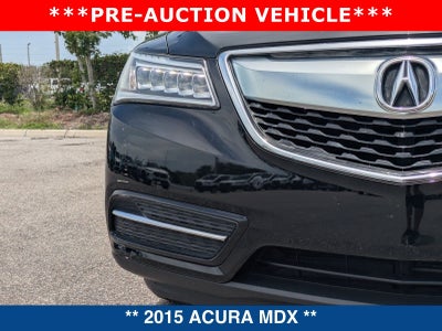 2015 Acura MDX 3.5 Advance w/ Entertainment