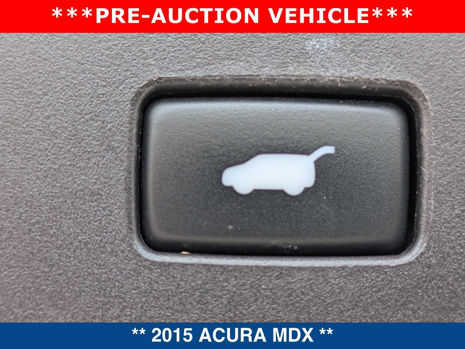 2015 Acura MDX 3.5 Advance w/ Entertainment