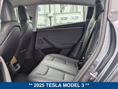 2025 Tesla Model 3 Long Range