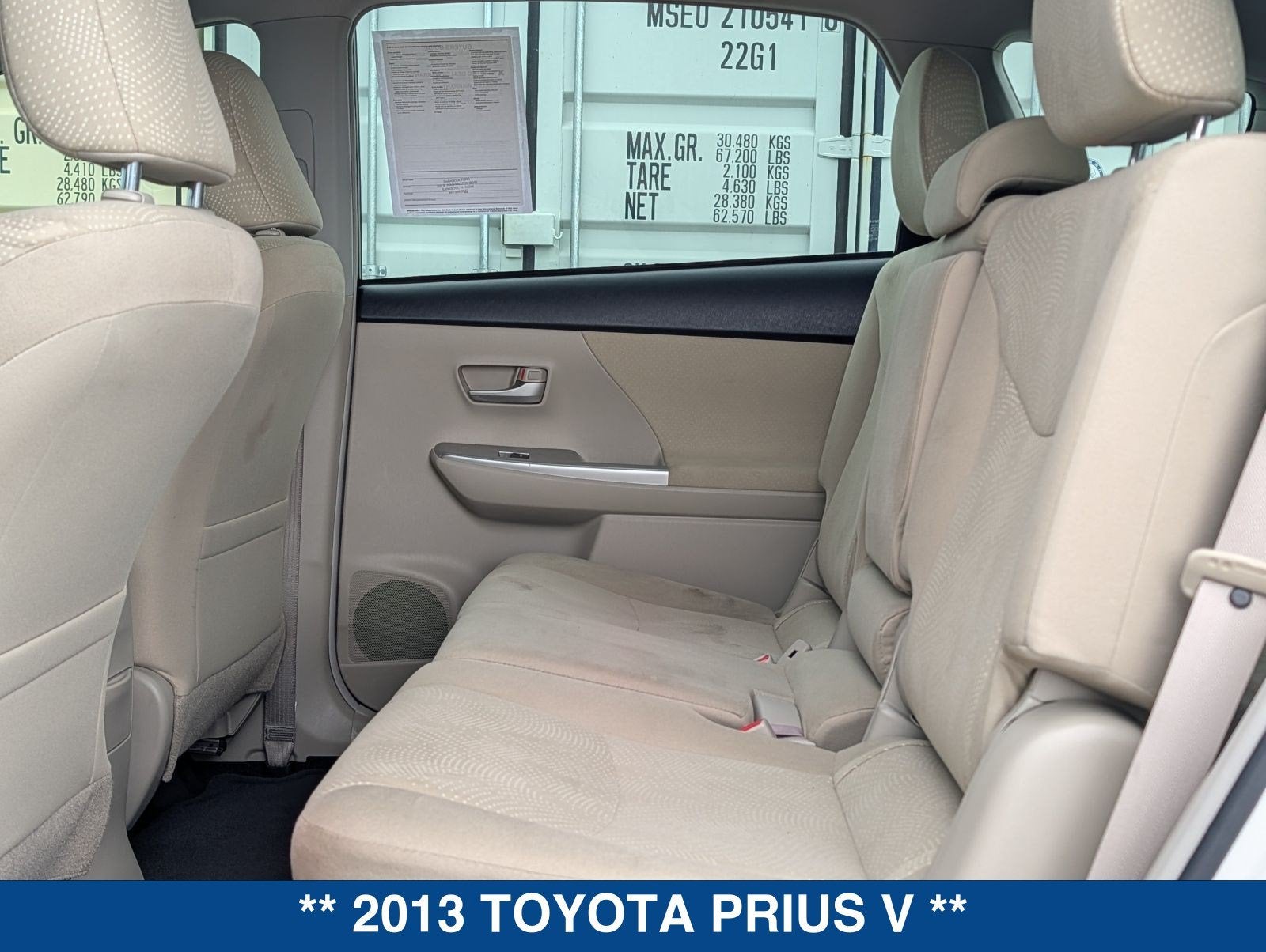 2013 Toyota Prius v Three