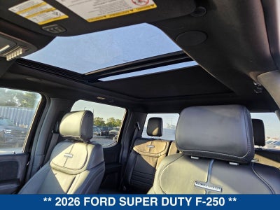 2026 Ford Super Duty F-250 SRW Platinum