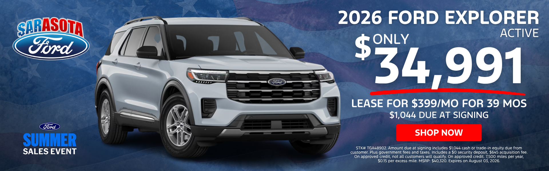 2026 Ford Explorer Active 