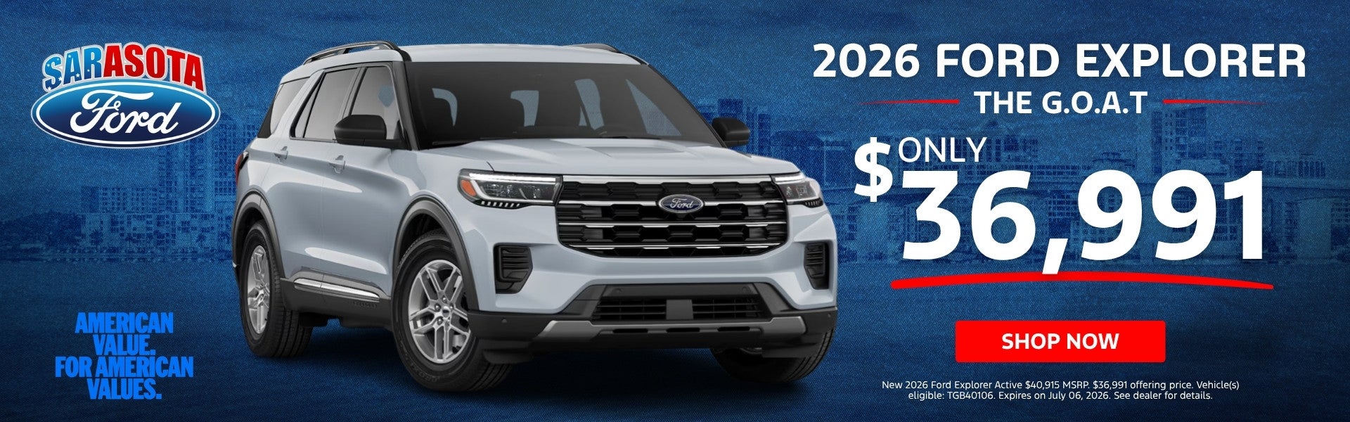 2026 Ford Explorer 