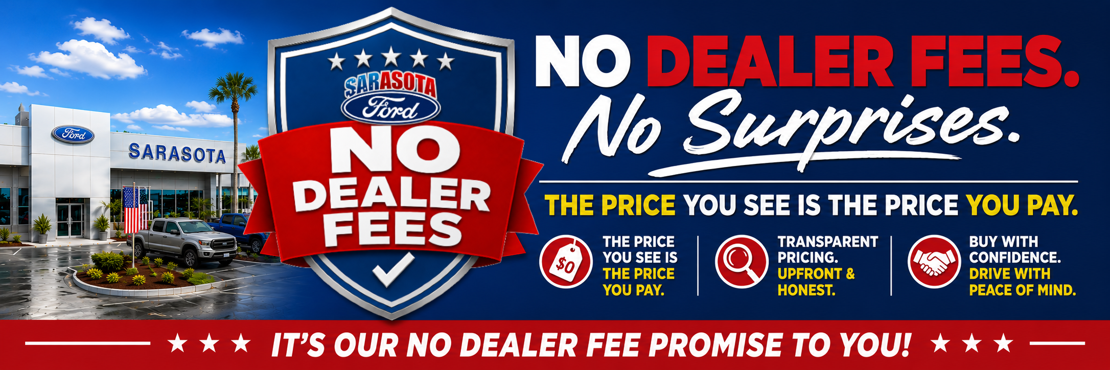 No dealer fees