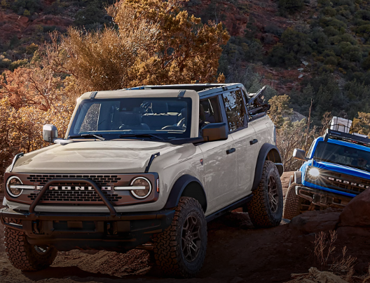 2026 Ford Bronco Badlands parked off-road at Sarasota Ford