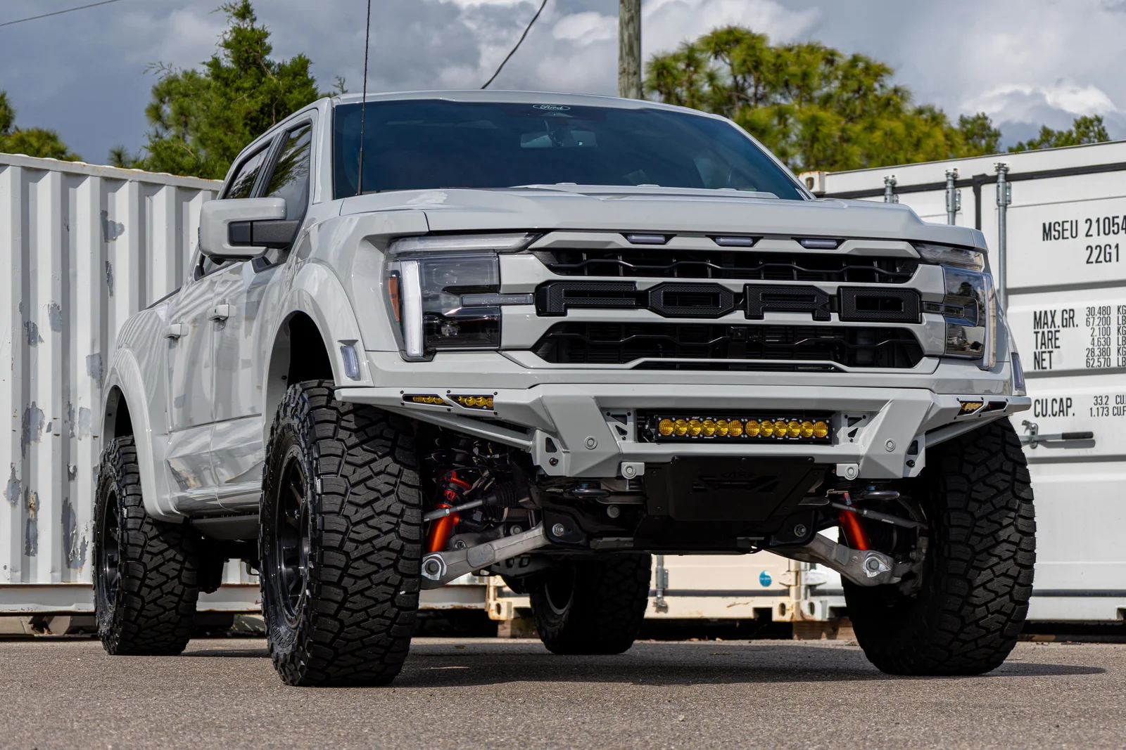 Custom lifted Ford F-150 with 35-inch tires built by 707 Performance at Sarasota Ford near Tampa