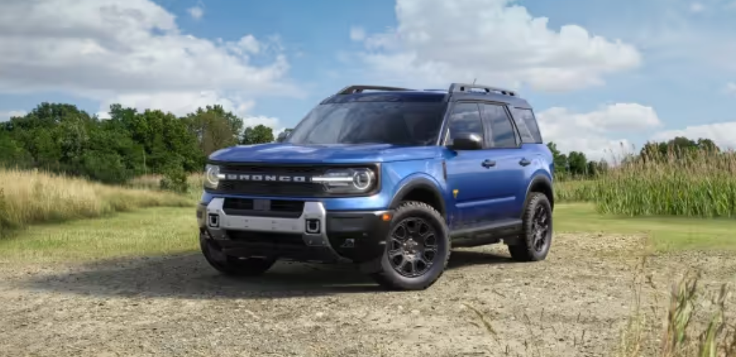 2026 Ford Bronco in blue available at Sarasota Ford