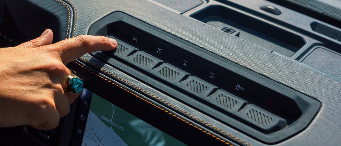 2026 Ford Bronco interior dashboard view