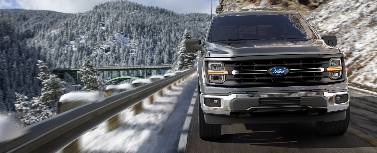 2026 Ford F-150 King Ranch bronze-accented grille and heritage badging detail