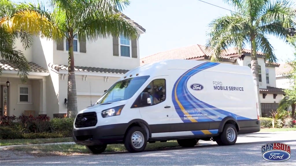 Our Ford mobile Service trucks have the tools to get you back on the road with Sarasota Ford in Sarasota FL